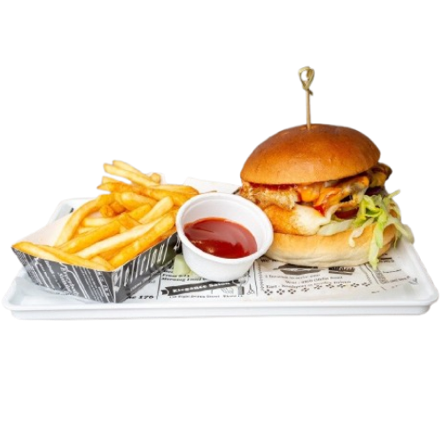 Layered Hamburger meal